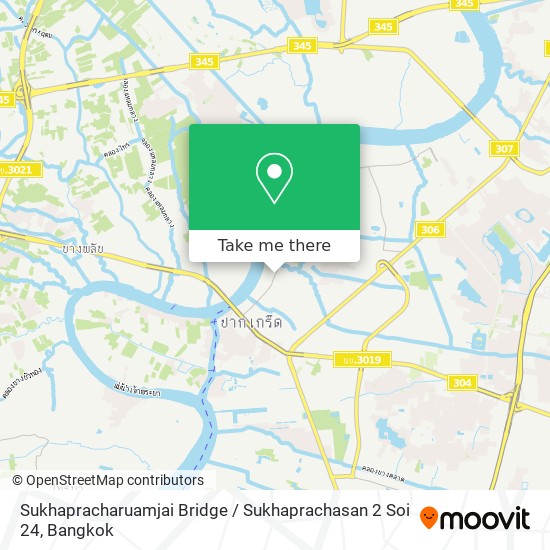 Sukhapracharuamjai Bridge / Sukhaprachasan 2 Soi 24 map