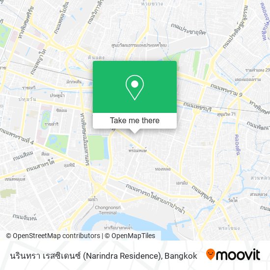 นรินทรา เรสซิเดนซ์ (Narindra Residence) map