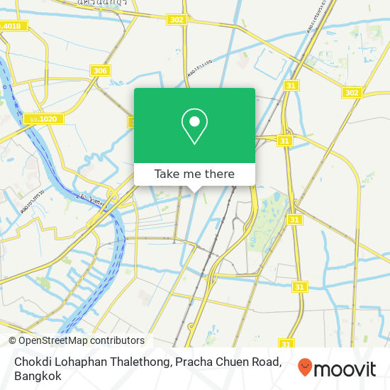 Chokdi Lohaphan Thalethong, Pracha Chuen Road map