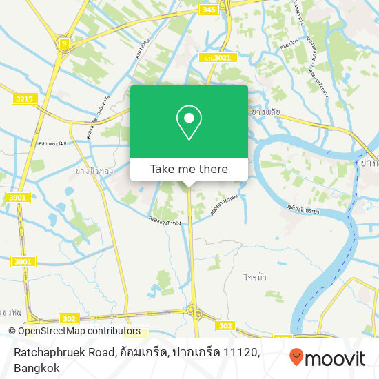 Ratchaphruek Road, อ้อมเกร็ด, ปากเกร็ด 11120 map