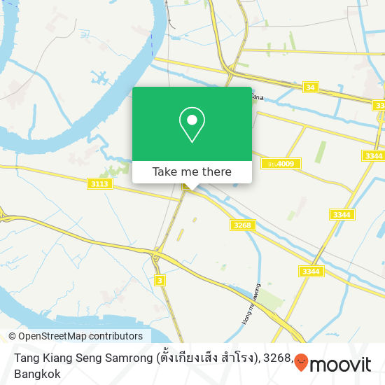 Tang Kiang Seng Samrong (ตั้งเกียงเส็ง สำโรง), 3268 map