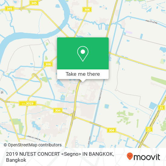 2019 NU’EST CONCERT <Segno> IN BANGKOK map