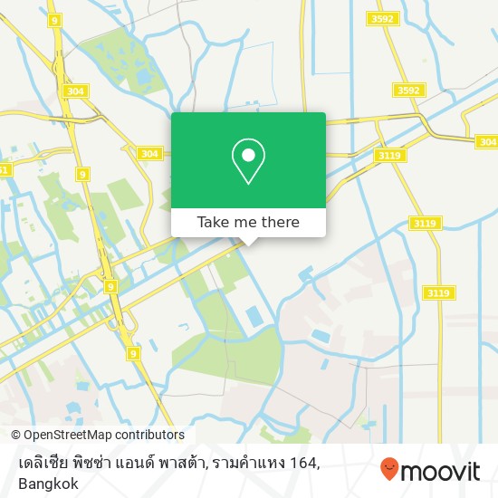 เดลิเซีย พิซซ่า แอนด์ พาสต้า, รามคำแหง 164 map