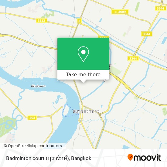 Badminton court (บุรารักษ์) map