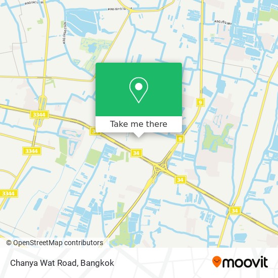 Chanya Wat Road map