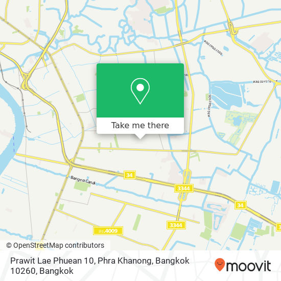 Prawit Lae Phuean 10, Phra Khanong, Bangkok 10260 map