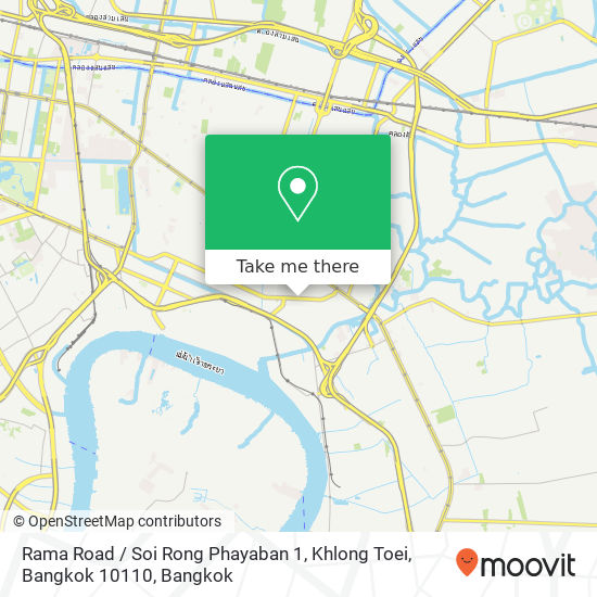 Rama Road / Soi Rong Phayaban 1, Khlong Toei, Bangkok 10110 map