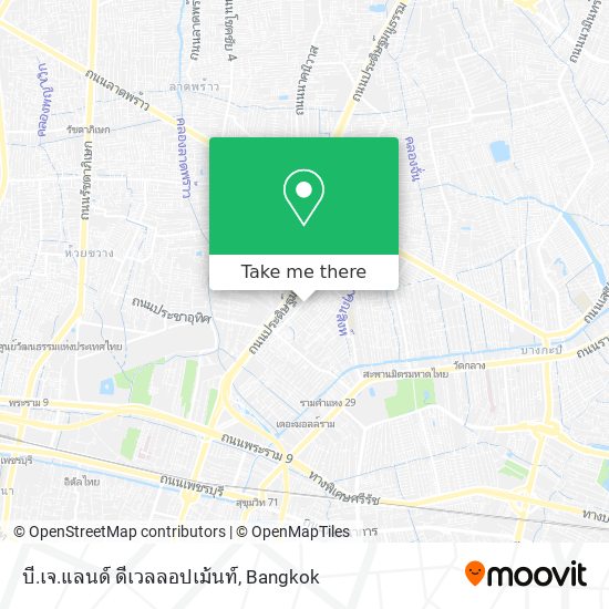 บี.เจ.แลนด์ ดีเวลลอปเม้นท์ map