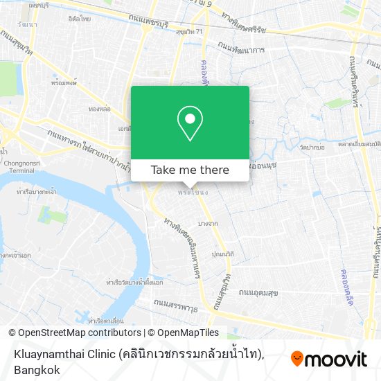 Kluaynamthai Clinic (คลินิกเวชกรรมกล้วยน้ำไท) map