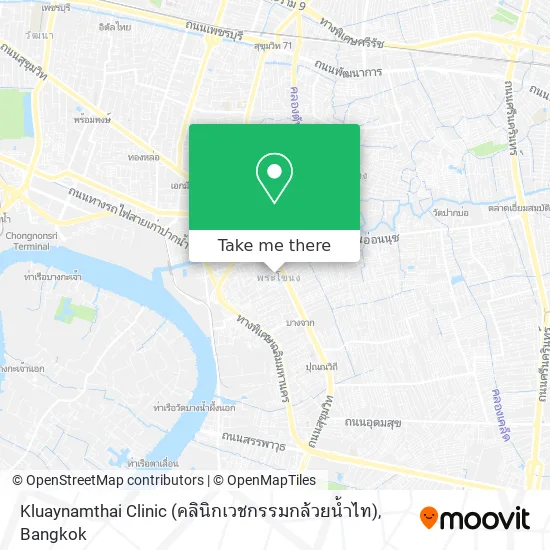 Kluaynamthai Clinic (คลินิกเวชกรรมกล้วยน้ำไท) map