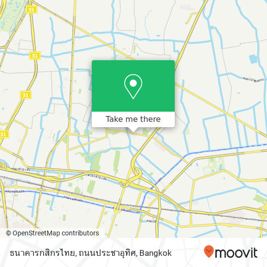 ธนาคารกสิกรไทย, ถนนประชาอุทิศ map