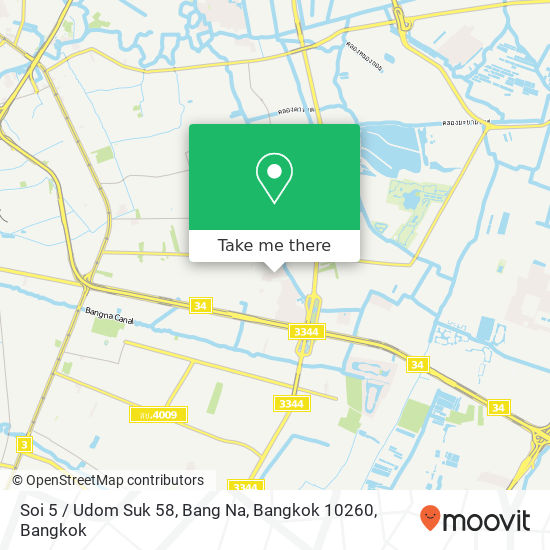Soi 5 / Udom Suk 58, Bang Na, Bangkok 10260 map