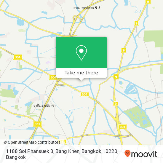 1188 Soi Phansuek 3, Bang Khen, Bangkok 10220 map