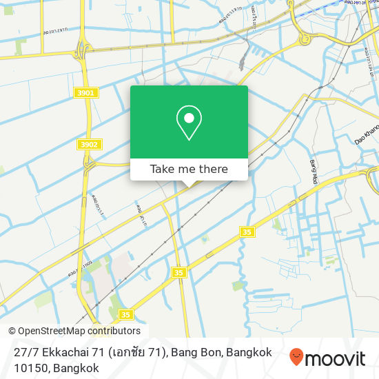 27 / 7 Ekkachai 71 (เอกชัย 71), Bang Bon, Bangkok 10150 map