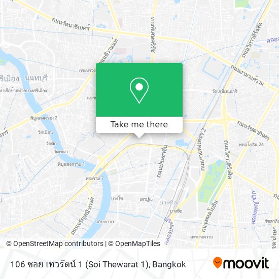 106 ซอย เทวรัตน์ 1 (Soi Thewarat 1) map