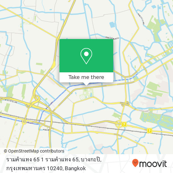 รามคำแหง 65 1 รามคำแหง 65, บางกะปิ, กรุงเทพมหานคร 10240 map