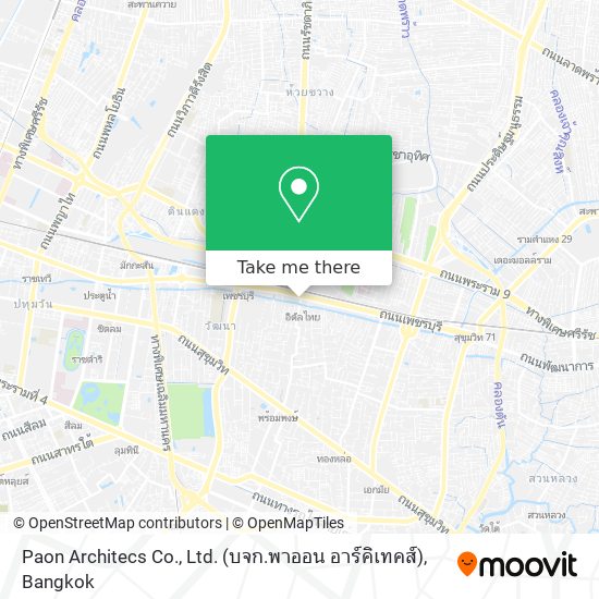 Paon Architecs Co., Ltd. (บจก.พาออน อาร์คิเทคส์) map