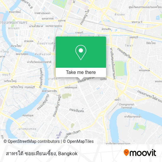 สาทรใต้ ซอยเทียนเซี้ยง map