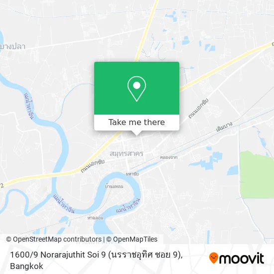1600 / 9 Norarajuthit Soi 9 (นรราชอุทิศ ซอย 9) map