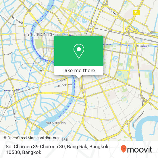 Soi Charoen 39 Charoen 30, Bang Rak, Bangkok 10500 map