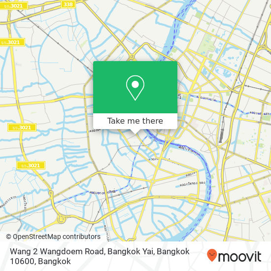 Wang 2 Wangdoem Road, Bangkok Yai, Bangkok 10600 map