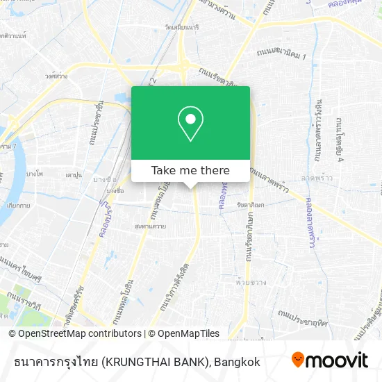 ธนาคารกรุงไทย (KRUNGTHAI BANK) map