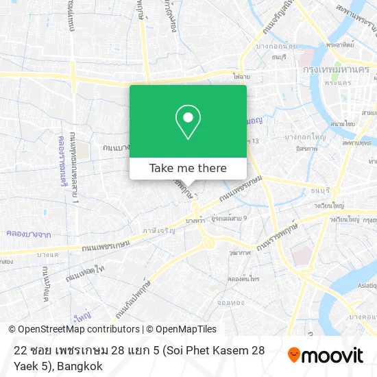 22 ซอย เพชรเกษม 28 แยก 5 (Soi Phet Kasem 28 Yaek 5) map