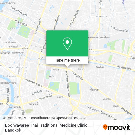 Boonyavaree Thai Traditional Medicine Clinic map