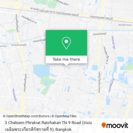 3 Chaloem Phrakiat Ratchakan Thi 9 Road (ถนน เฉลิมพระเกียรติรัชกาลที่ 9) map