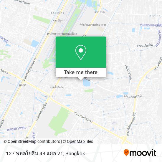 127 พหลโยธิน 48 แยก 21 map