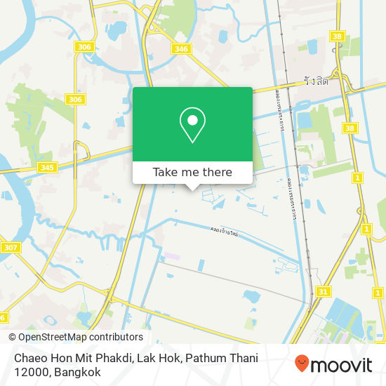 Chaeo Hon Mit Phakdi, Lak Hok, Pathum Thani 12000 map