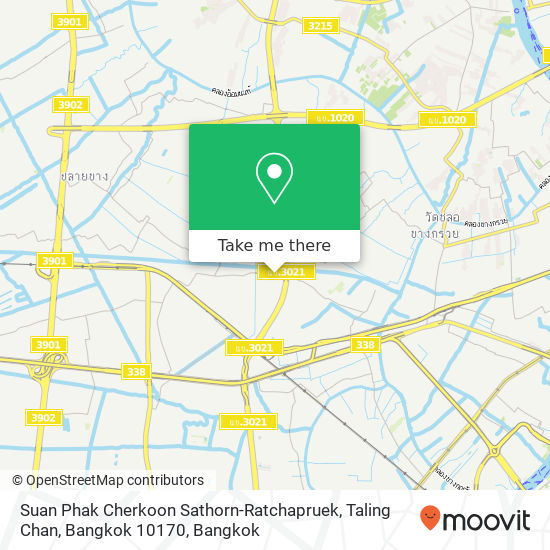 Suan Phak Cherkoon Sathorn-Ratchapruek, Taling Chan, Bangkok 10170 map