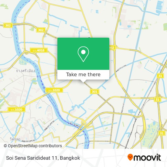 Soi Sena Saridideat 11 map