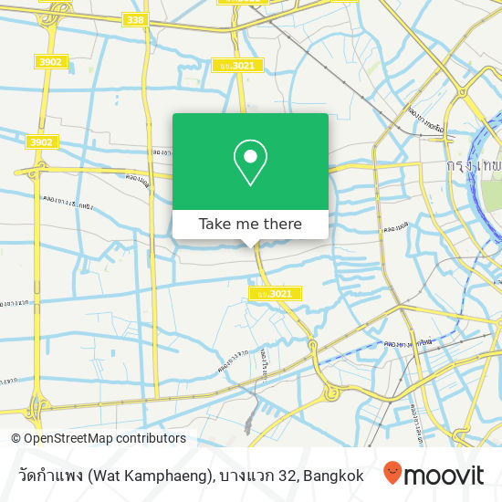 วัดกำแพง (Wat Kamphaeng), บางแวก 32 map