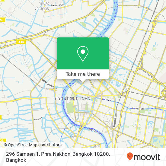 296 Samsen 1, Phra Nakhon, Bangkok 10200 map