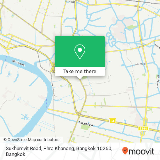 Sukhumvit Road, Phra Khanong, Bangkok 10260 map