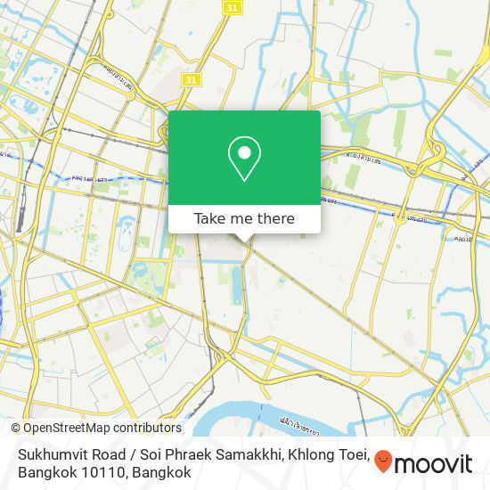 Sukhumvit Road / Soi Phraek Samakkhi, Khlong Toei, Bangkok 10110 map