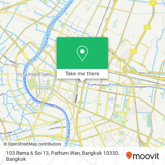 103 Rama 6 Soi 13, Pathum Wan, Bangkok 10330 map