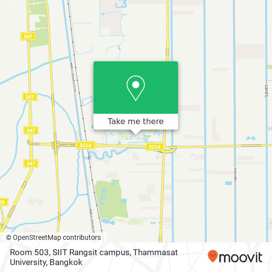 Room 503, SIIT Rangsit campus, Thammasat University map