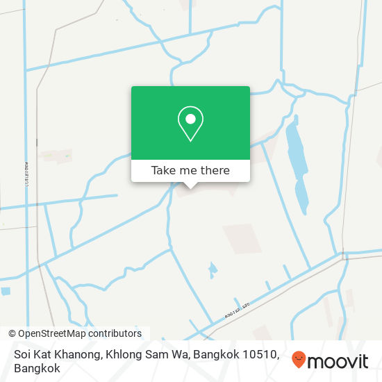Soi Kat Khanong, Khlong Sam Wa, Bangkok 10510 map