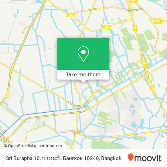 Sri Burapha 10, บางกะปิ, Бангкок 10240 map