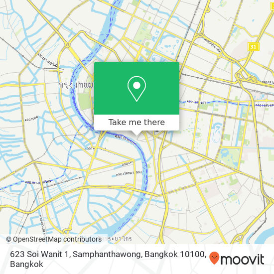 623 Soi Wanit 1, Samphanthawong, Bangkok 10100 map