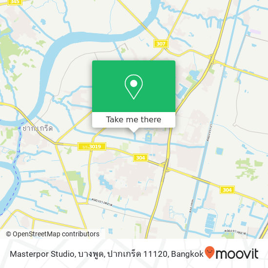 Masterpor Studio, บางพูด, ปากเกร็ด 11120 map