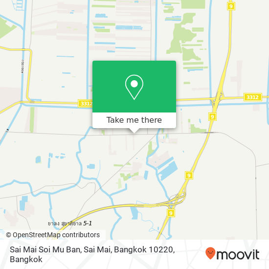 Sai Mai Soi Mu Ban, Sai Mai, Bangkok 10220 map