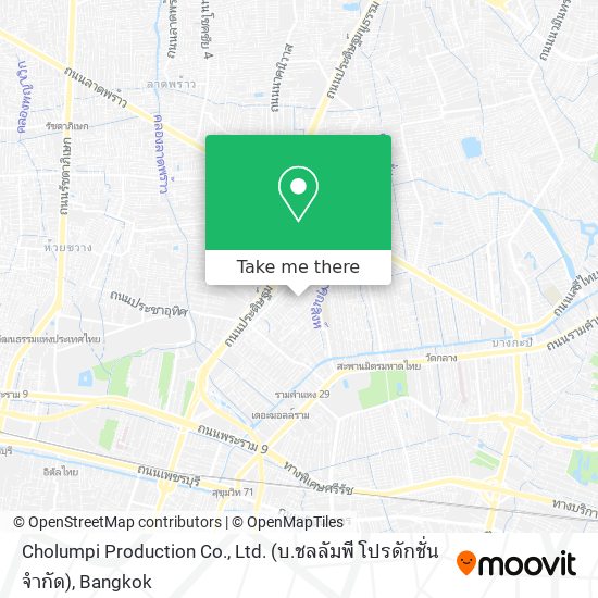 Cholumpi Production Co., Ltd. (บ.ชลลัมพี โปรดักชั่น จำกัด) map