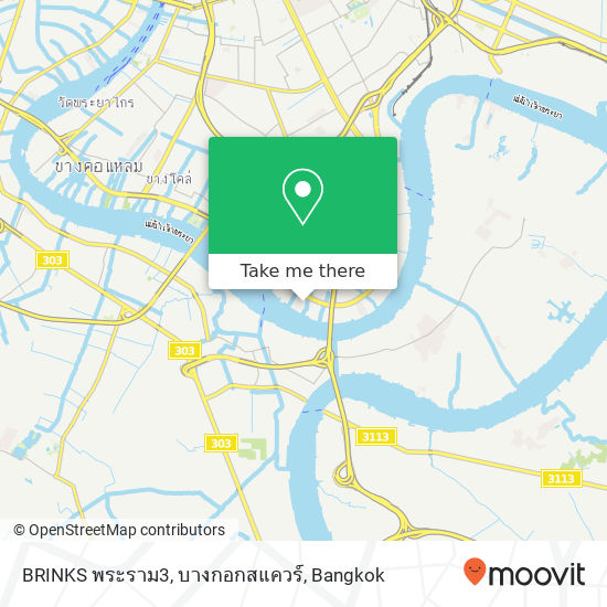 BRINKS พระราม3, บางกอกสแควร์ map