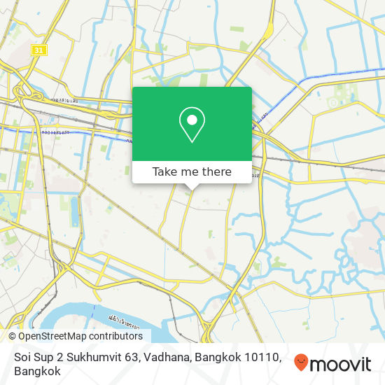 Soi Sup 2 Sukhumvit 63, Vadhana, Bangkok 10110 map