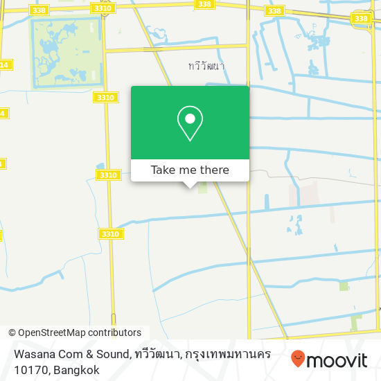 Wasana Com & Sound, ทวีวัฒนา, กรุงเทพมหานคร 10170 map