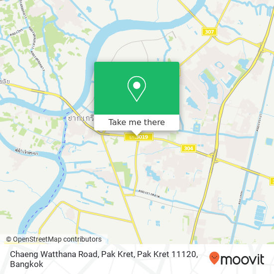 Chaeng Watthana Road, Pak Kret, Pak Kret 11120 map