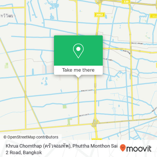 Khrua Chomthap (ครัวจอมทัพ), Phuttha Monthon Sai 2 Road map